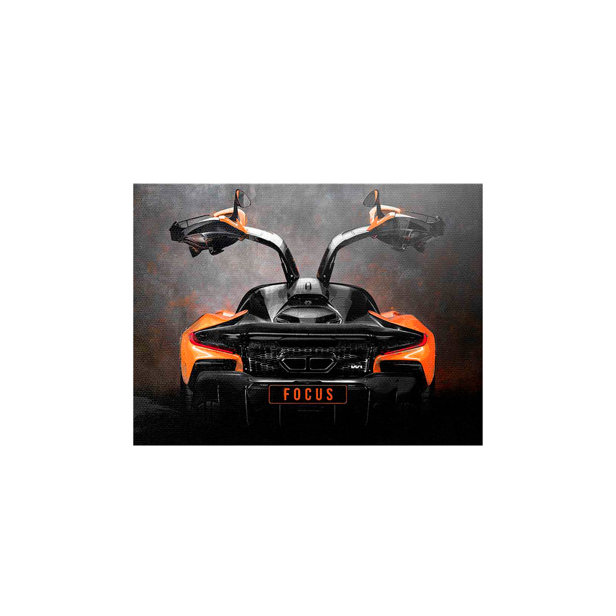 McLAREN BACKSIDE Canvas Wall Art