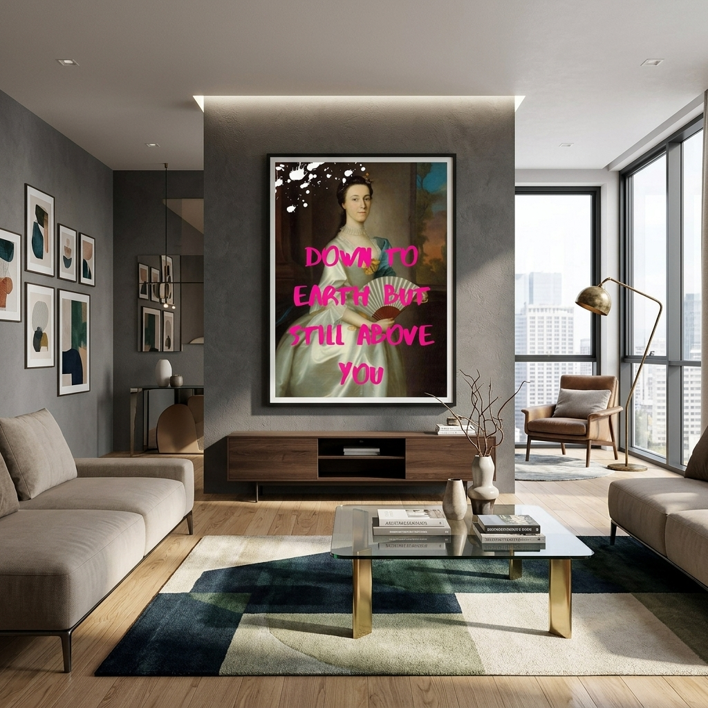 Canvas Wall Art Print Down to earth, but still above you