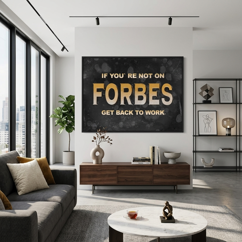 Inscription on a black and gray background Motivational Canvas Wall Art Print