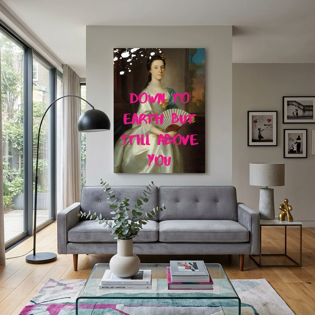 Canvas Wall Art Print Down to earth, but still above you