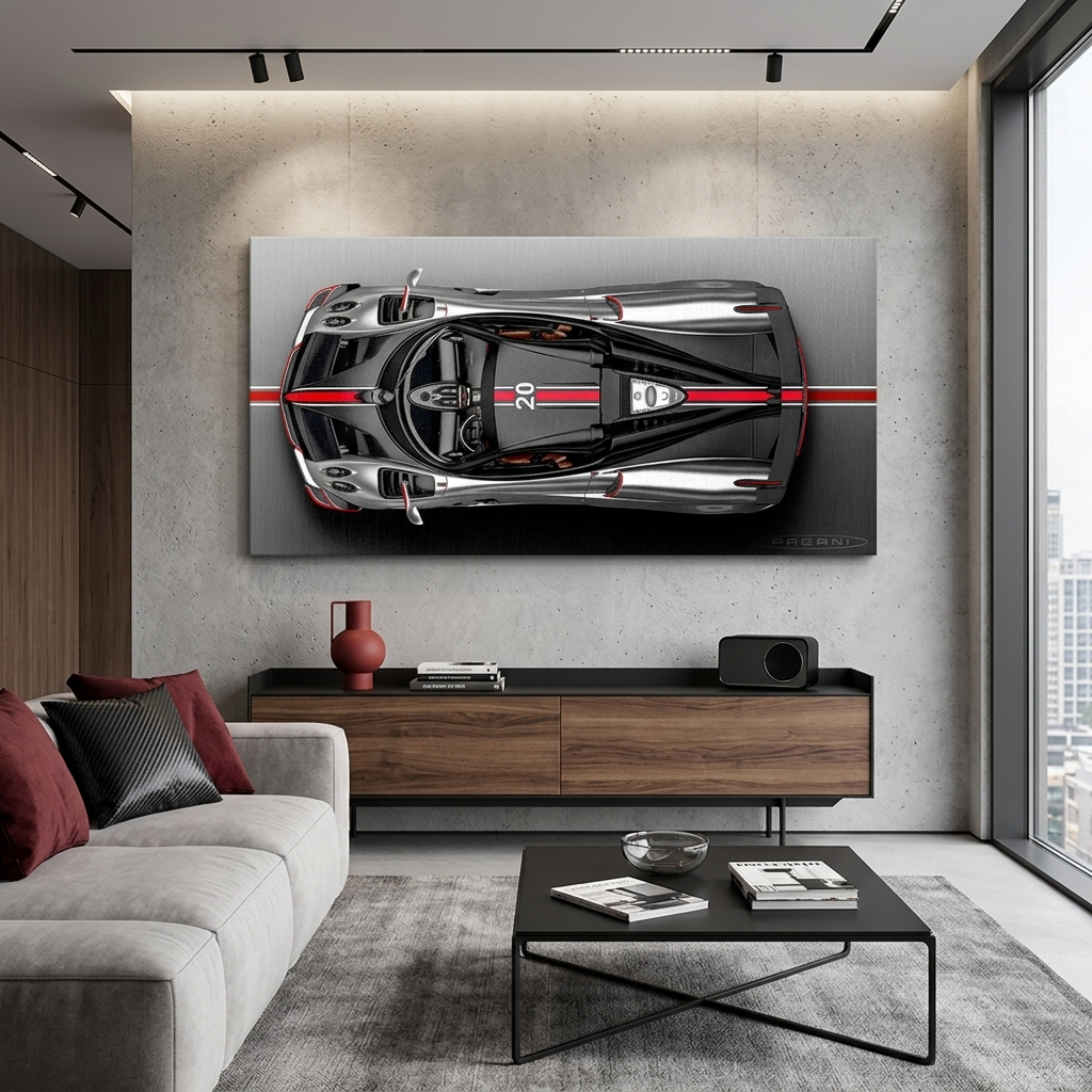 PAGANI BACKSIDE Canvas Wall Art