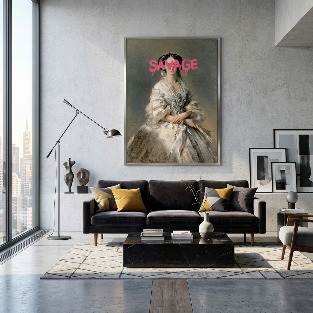 Canvas Wall Art Print Portrait of the Empress. Savage