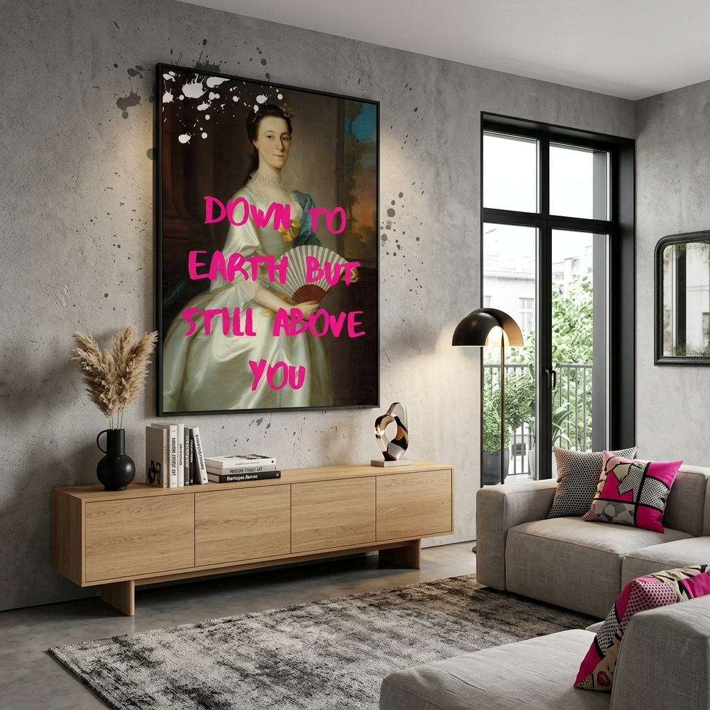Canvas Wall Art Print Down to earth, but still above you