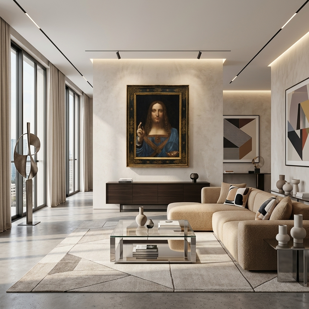 Savior of the World Da Vinci Reproduction Canvas Wall Art Print