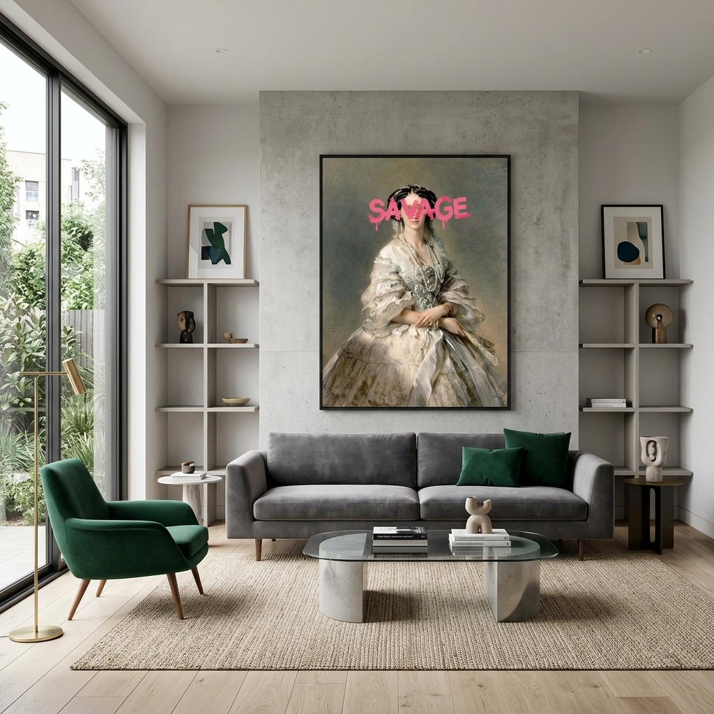 Canvas Wall Art Print Portrait of the Empress. Savage