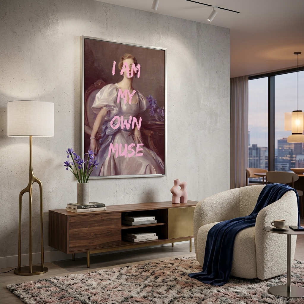 Canvas Wall Art Print Lady Grandi. I am my own muse