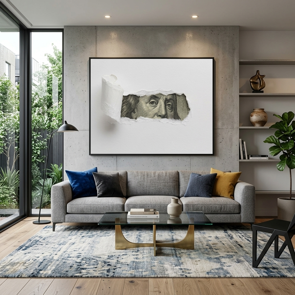 Franklin's eyes Inspirational Canvas Wall Art Print