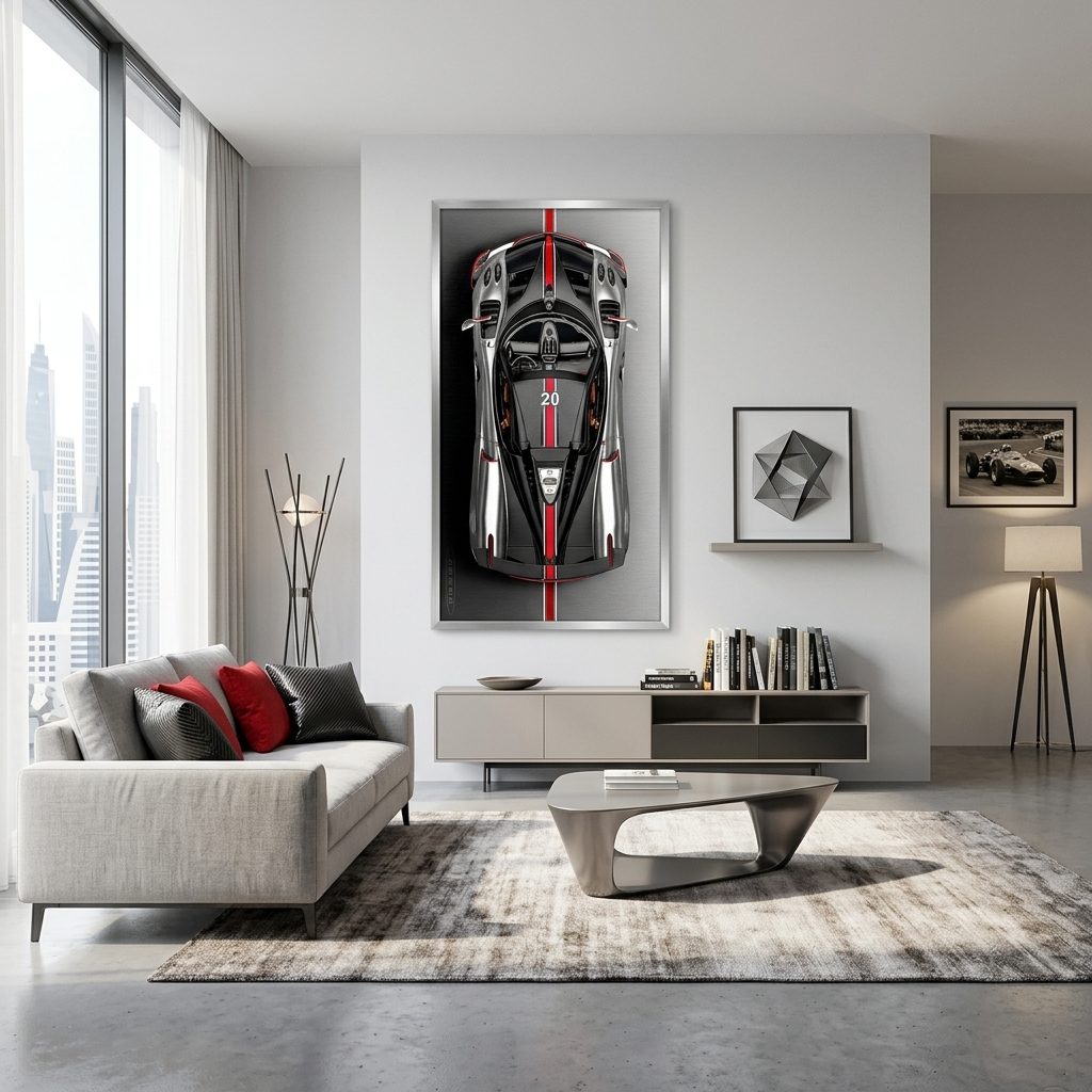 PAGANI BACKSIDE Canvas Wall Art
