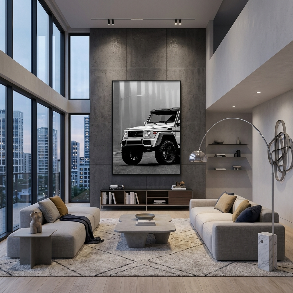 Mercedes-Benz G-Klass Canvas Wall Art Print