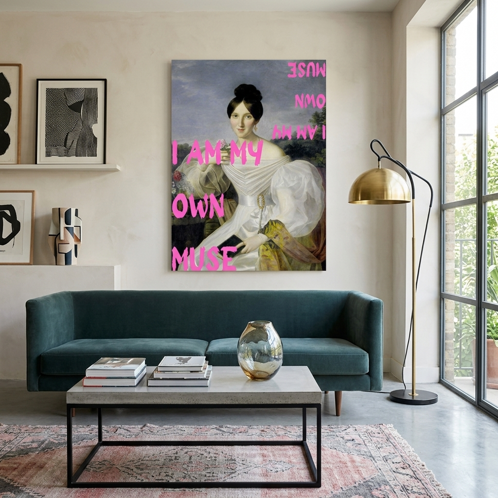 Canvas Wall Art Print Natalia Goncharova. I am my own muse