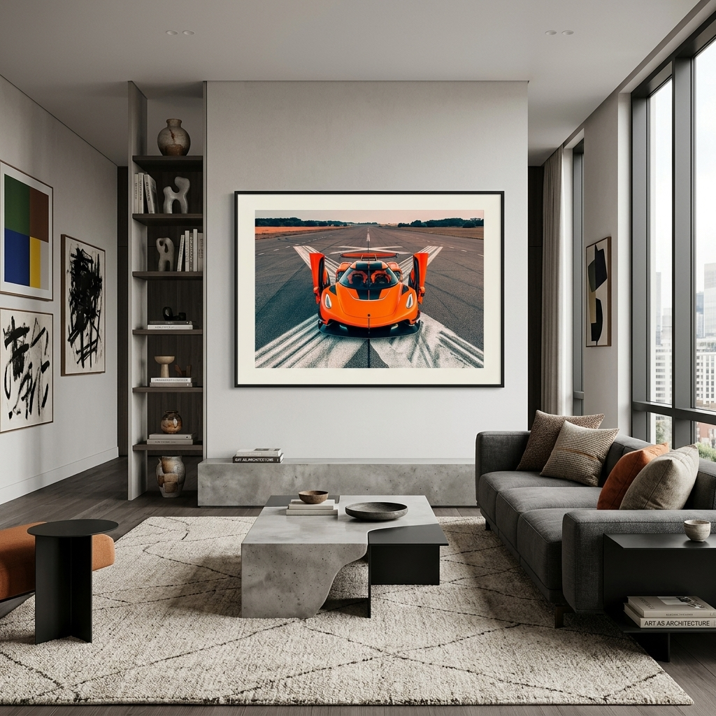 Canvas Wall Art Print Car Koenigsegg Agera RS