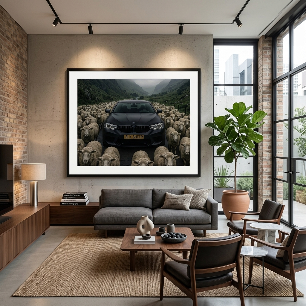 Black Sheep BMW – Break Away From the Ordinary Canvas Wall Art