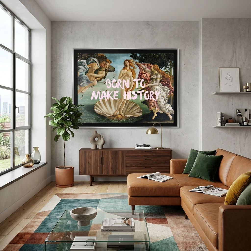 Canvas Wall Art Print Born to make history