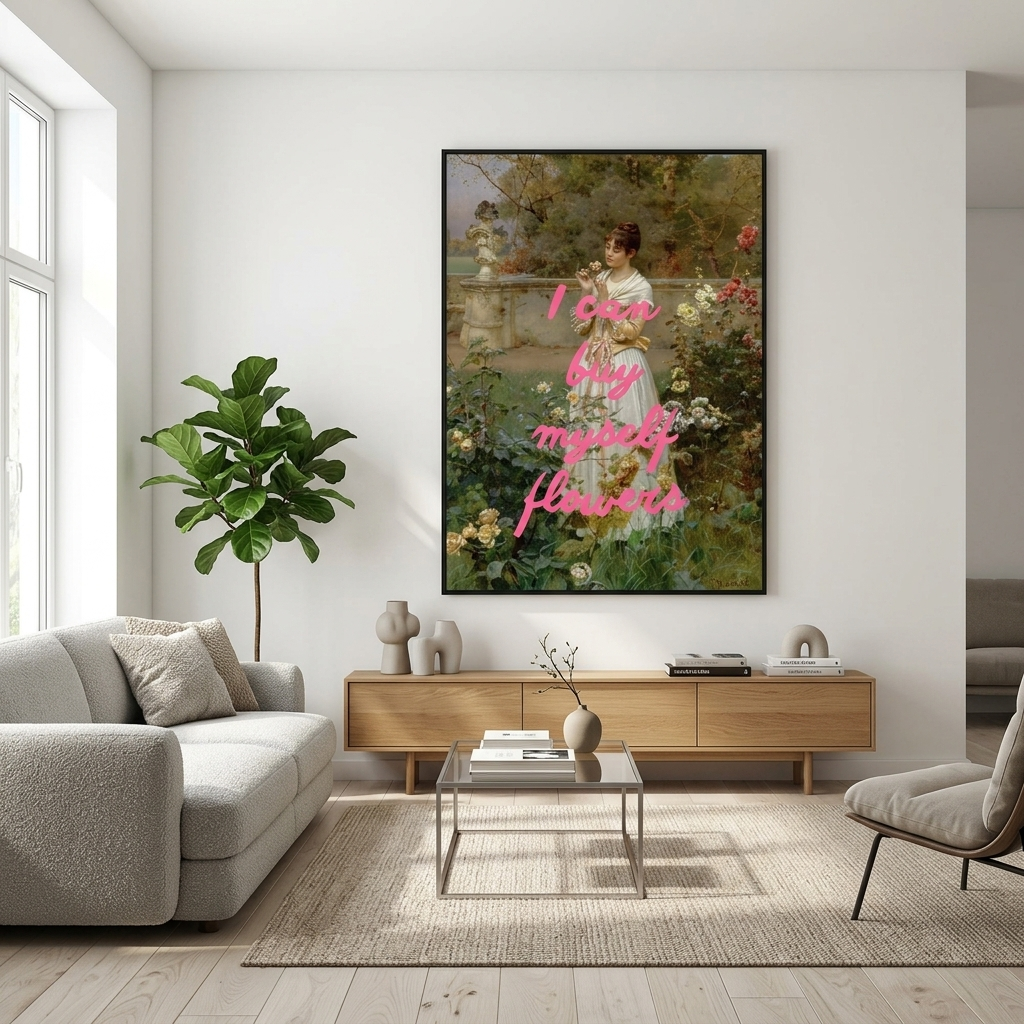 Canvas Wall Art Print Rose of all roses. I'll buy myself flowers