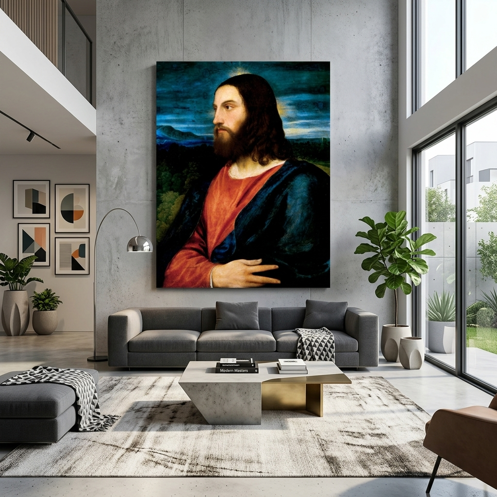 Christ the Redeemer Titian Reproduction Canvas Wall Art Print