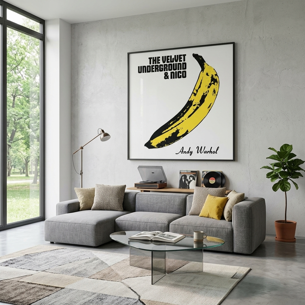 Banana Reproduction Canvas Wall Art Print