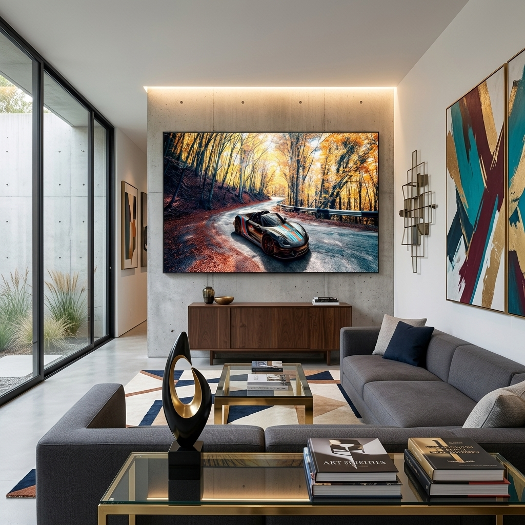 Canvas Wall Art Print Car Porsche 918 Spyder