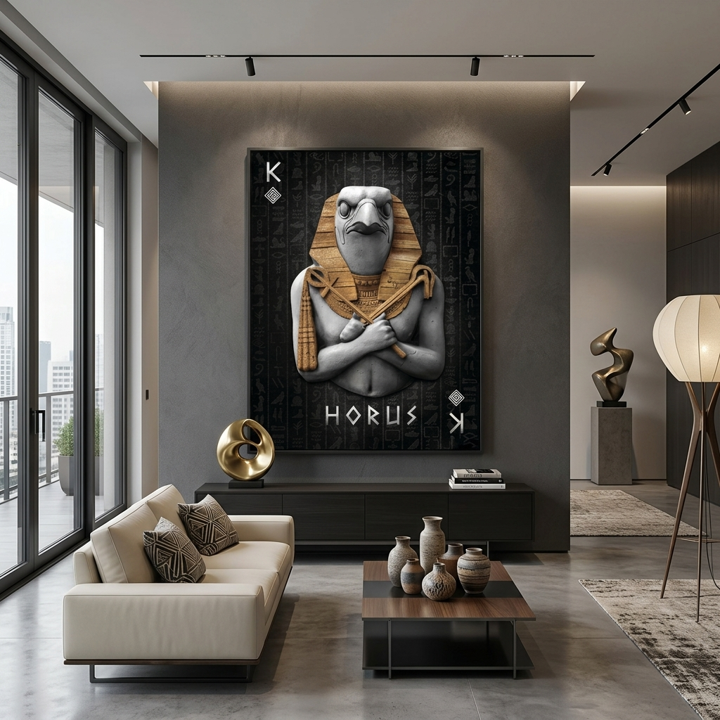 Horus Canvas Wall Art Print