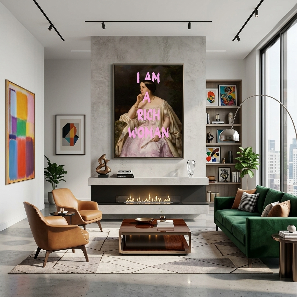 Canvas Wall Art Print Harriet Howard. I'm a rich woman