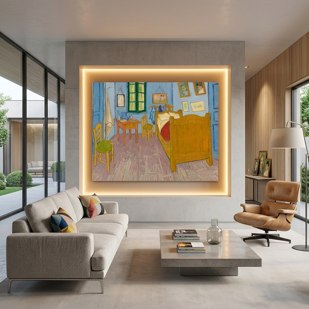 Bedroom in Arles by Vincent van Gogh Reproduction Canvas Wall Art Print