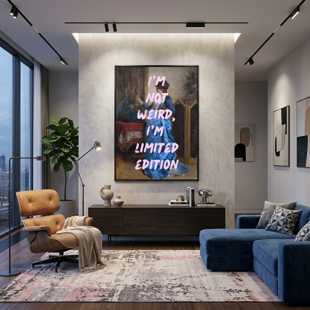 Canvas Wall Art Print I'm not weird, I'm a limited edition