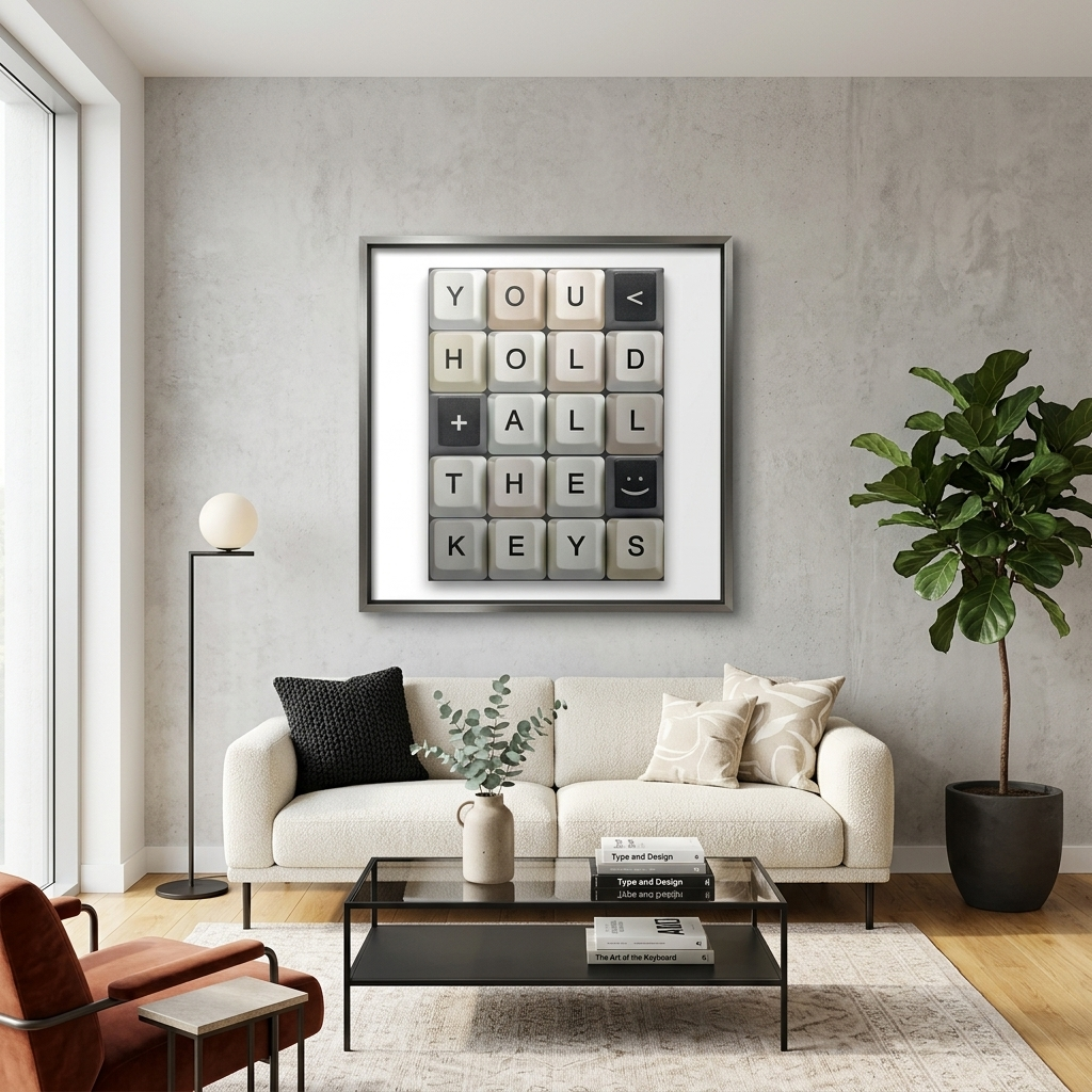 To motivate The keys Motivational Canvas Wall Art Print