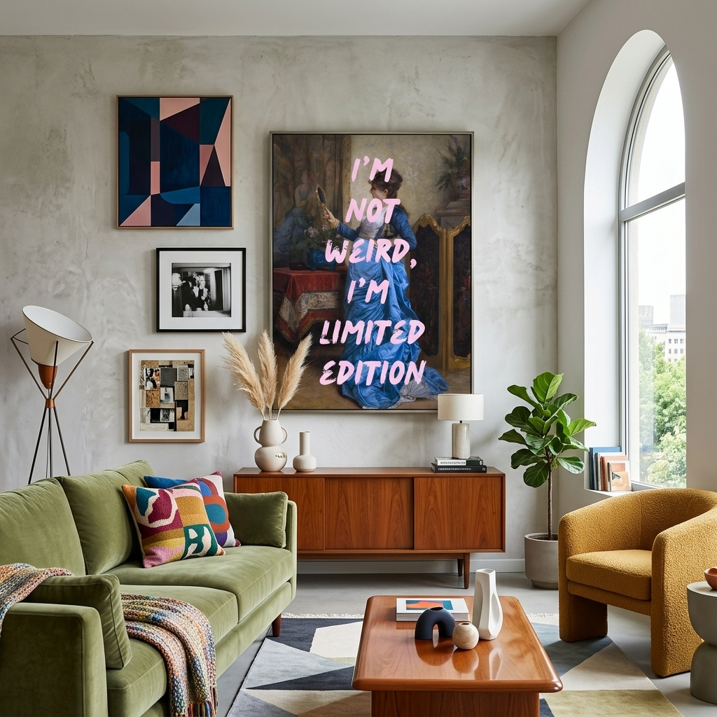 Canvas Wall Art Print I'm not weird, I'm a limited edition
