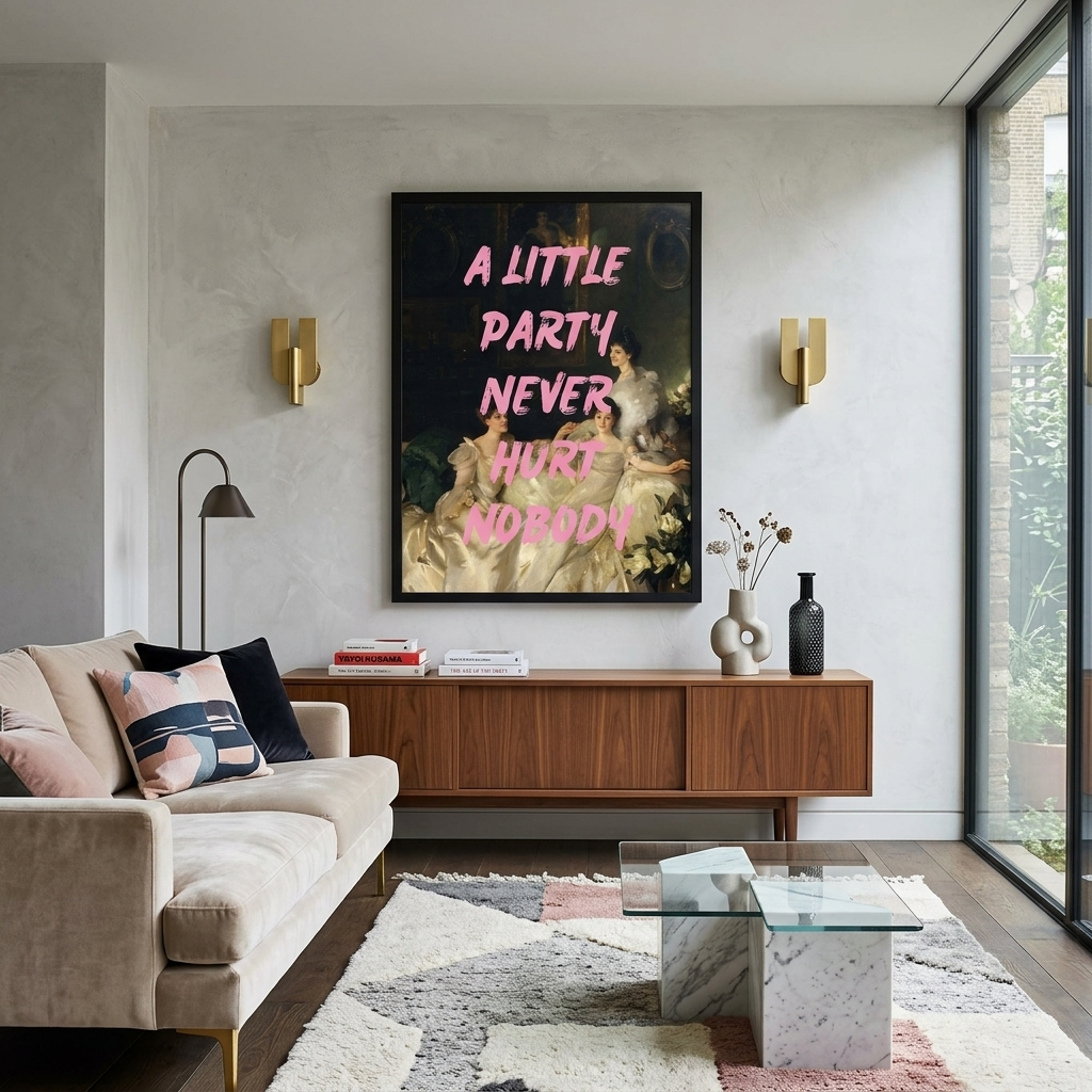 Canvas Wall Art Print The Wyndham Sisters. Little Party Never Hurt Nobody