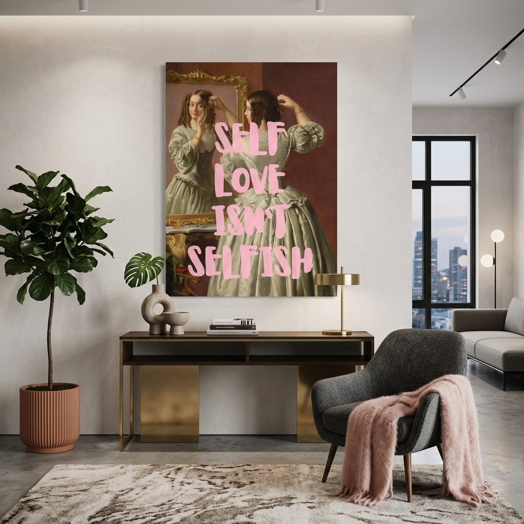 Canvas Wall Art Print Vanity Fair. Save the love