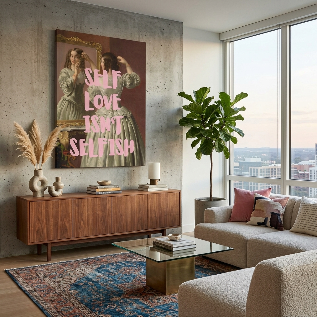 Canvas Wall Art Print Vanity Fair. Save the love