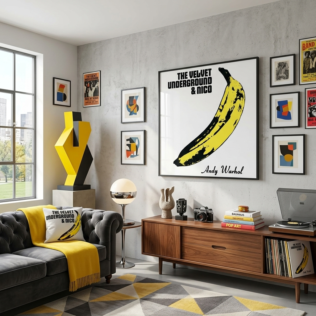 Banana Reproduction Canvas Wall Art Print