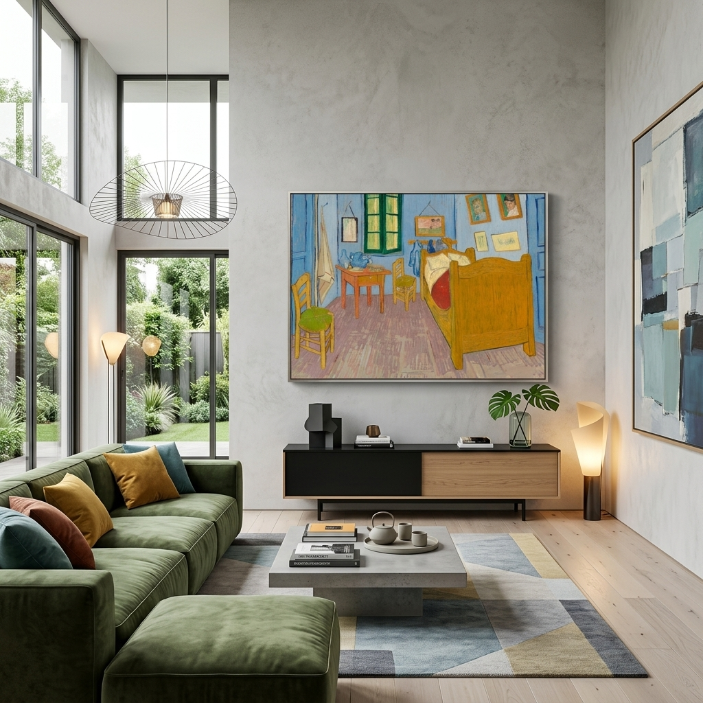 Bedroom in Arles by Vincent van Gogh Reproduction Canvas Wall Art Print