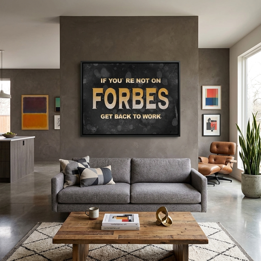 Inscription on a black and gray background Motivational Canvas Wall Art Print