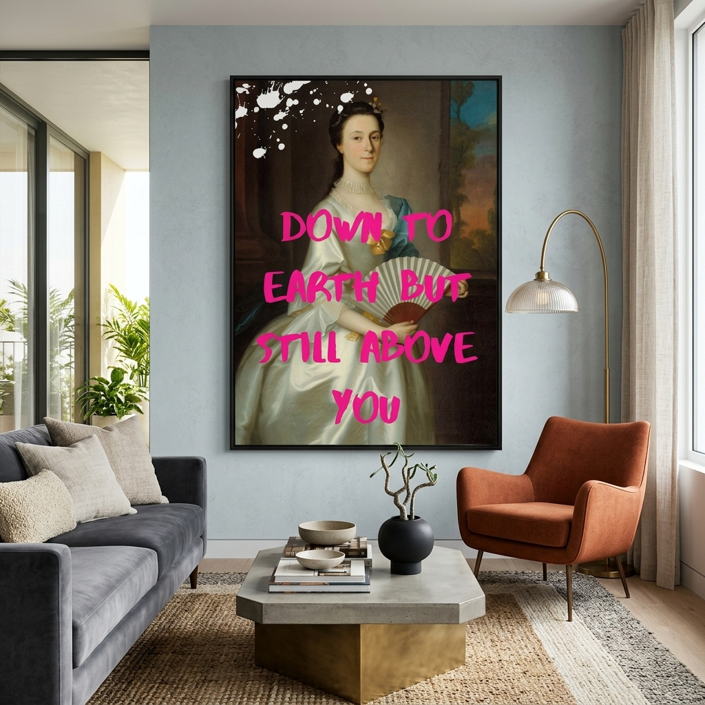 Canvas Wall Art Print Down to earth, but still above you