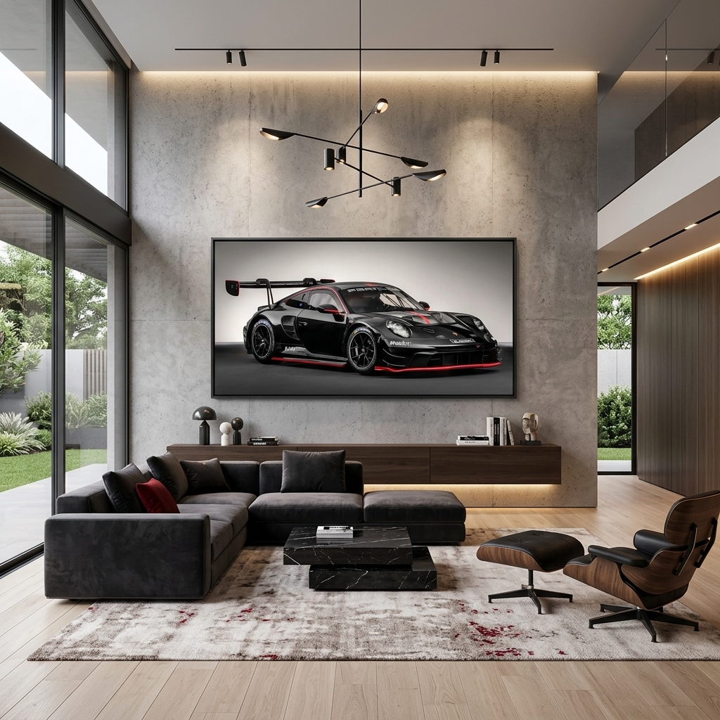 Porsche 911 GT3 Canvas Wall Art Print
