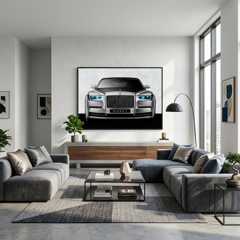 ROLLS BACKSIDE Canvas Wall Art