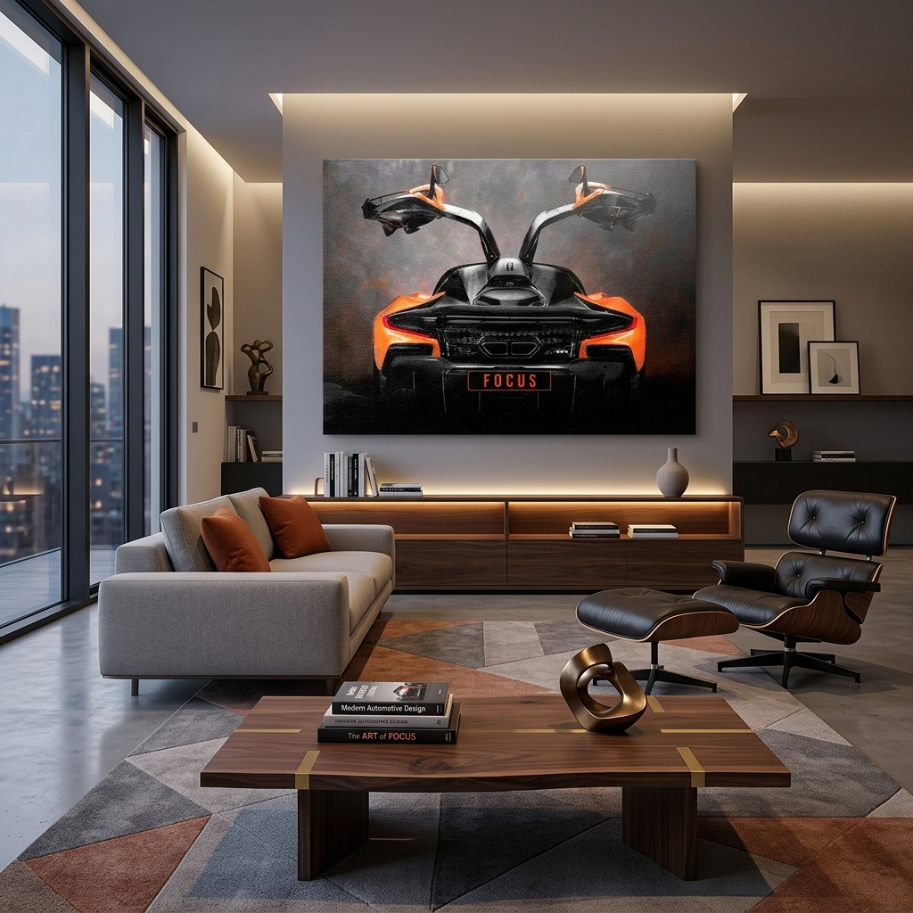 McLAREN BACKSIDE Canvas Wall Art