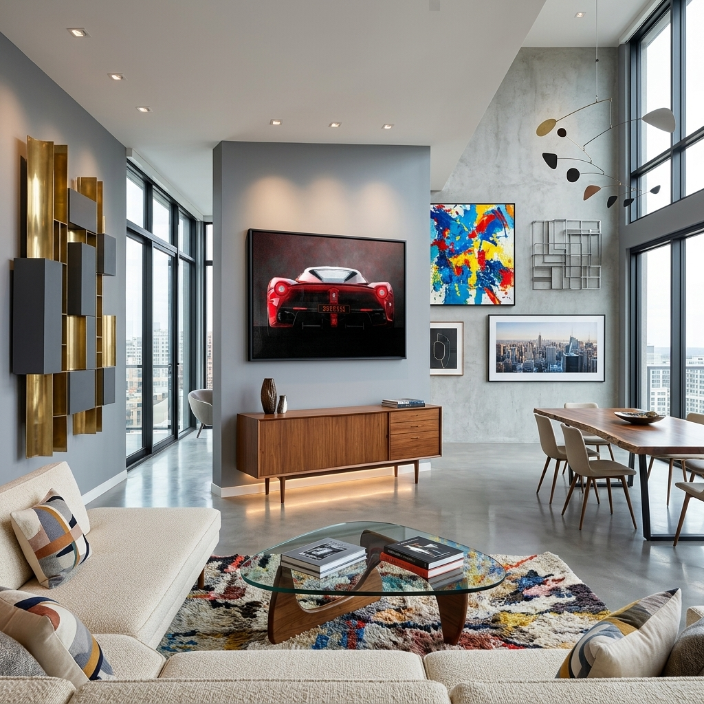 FERRARI SUCCESS BACKSIDE Canvas Wall Art