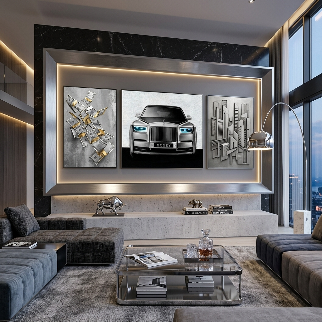 ROLLS BACKSIDE Canvas Wall Art