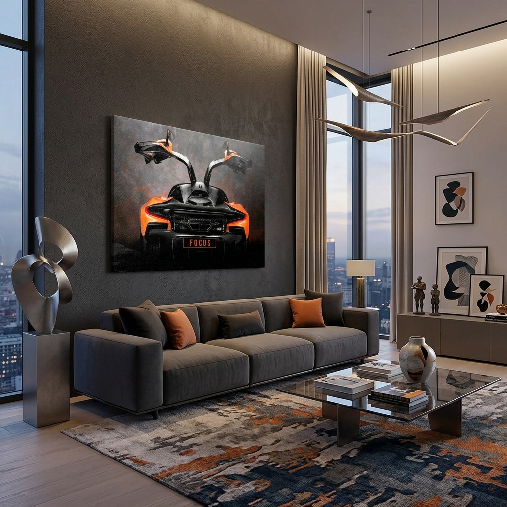 McLAREN BACKSIDE Canvas Wall Art