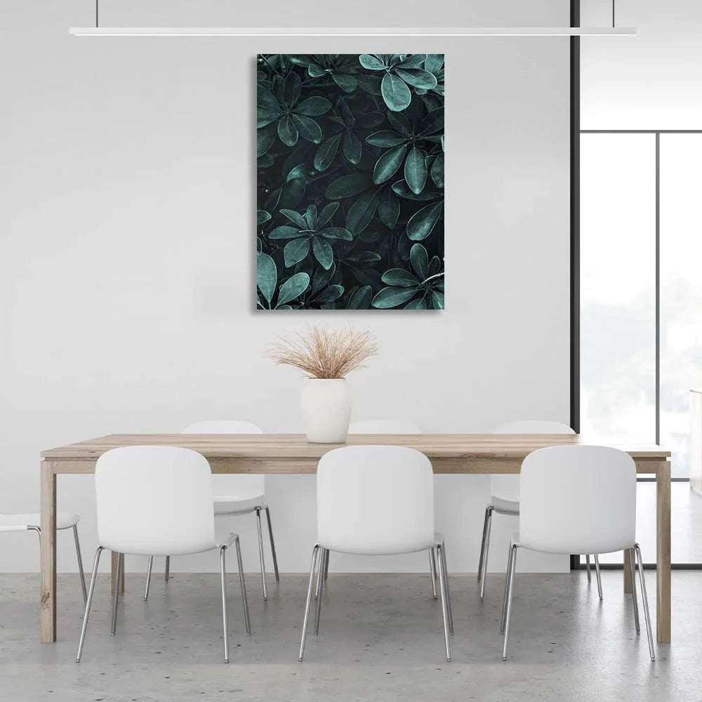 Canvas Wall Art Print Schefflera bush