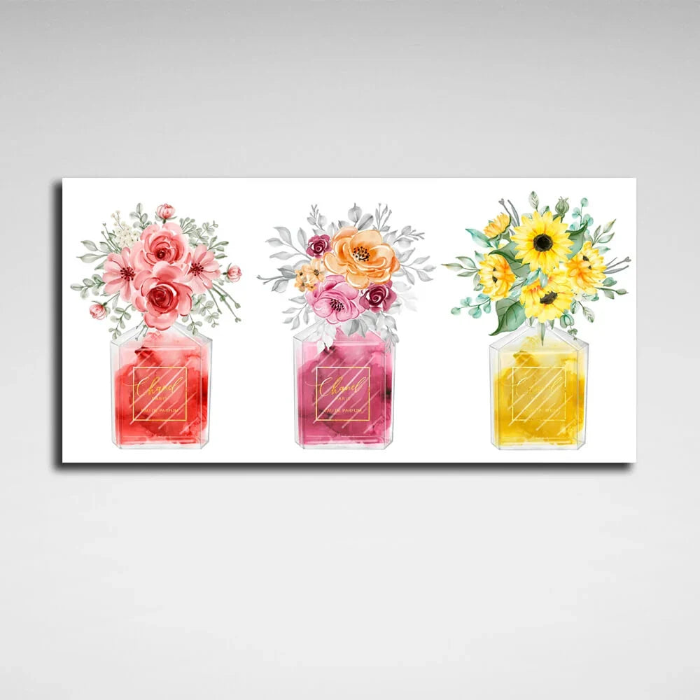 Interior French perfume Canvas Wall Art Print