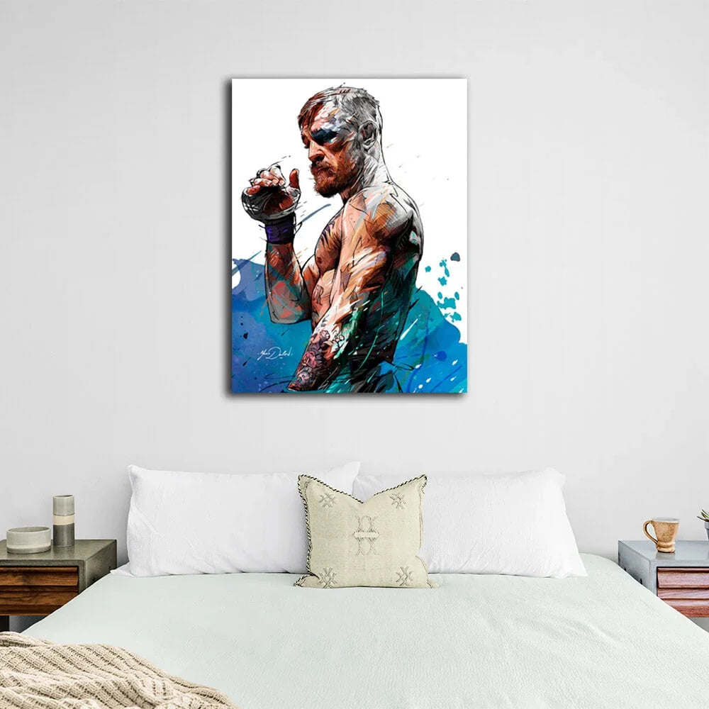 MMA Conor McGregor Canvas Wall Art Print