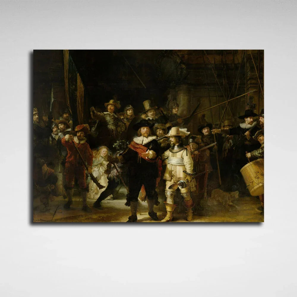 Nightwatch Reproduction Canvas Wall Art Print
