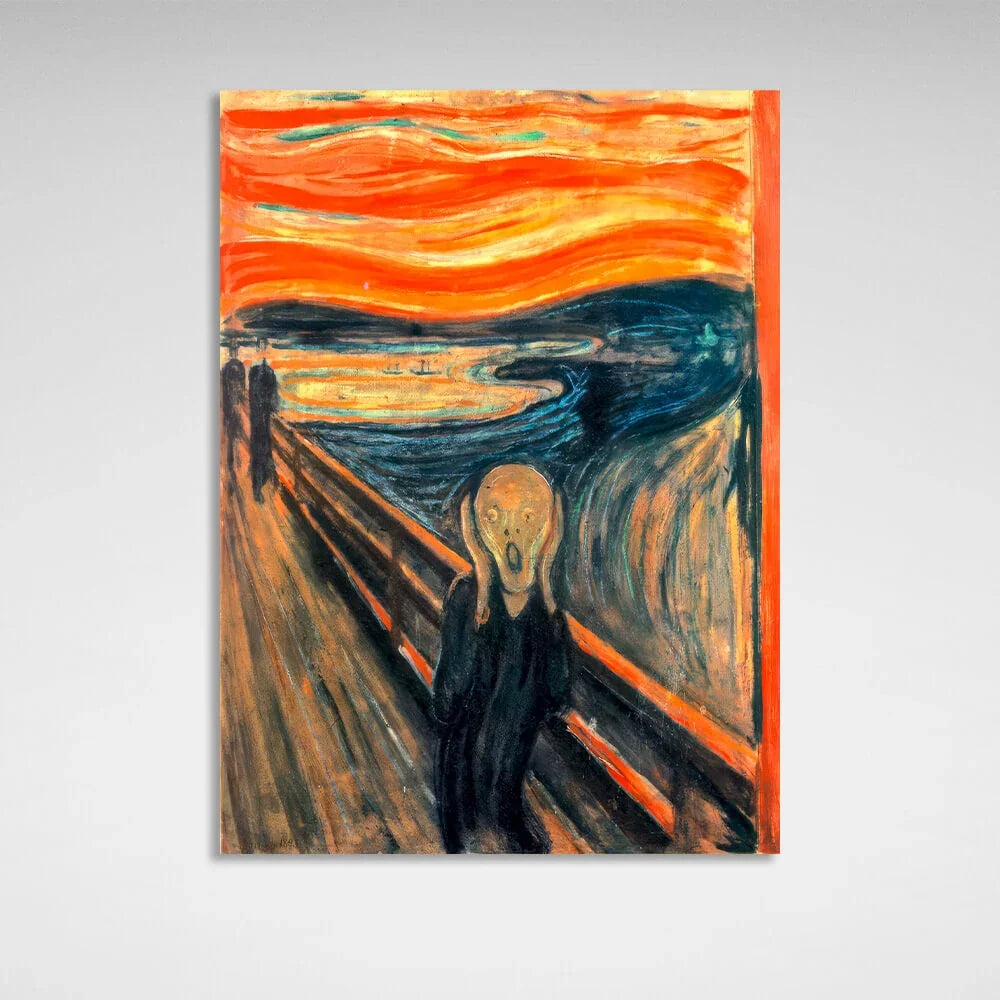 Of Edvard Munch's The Scream Reproduction Canvas Wall Art Print