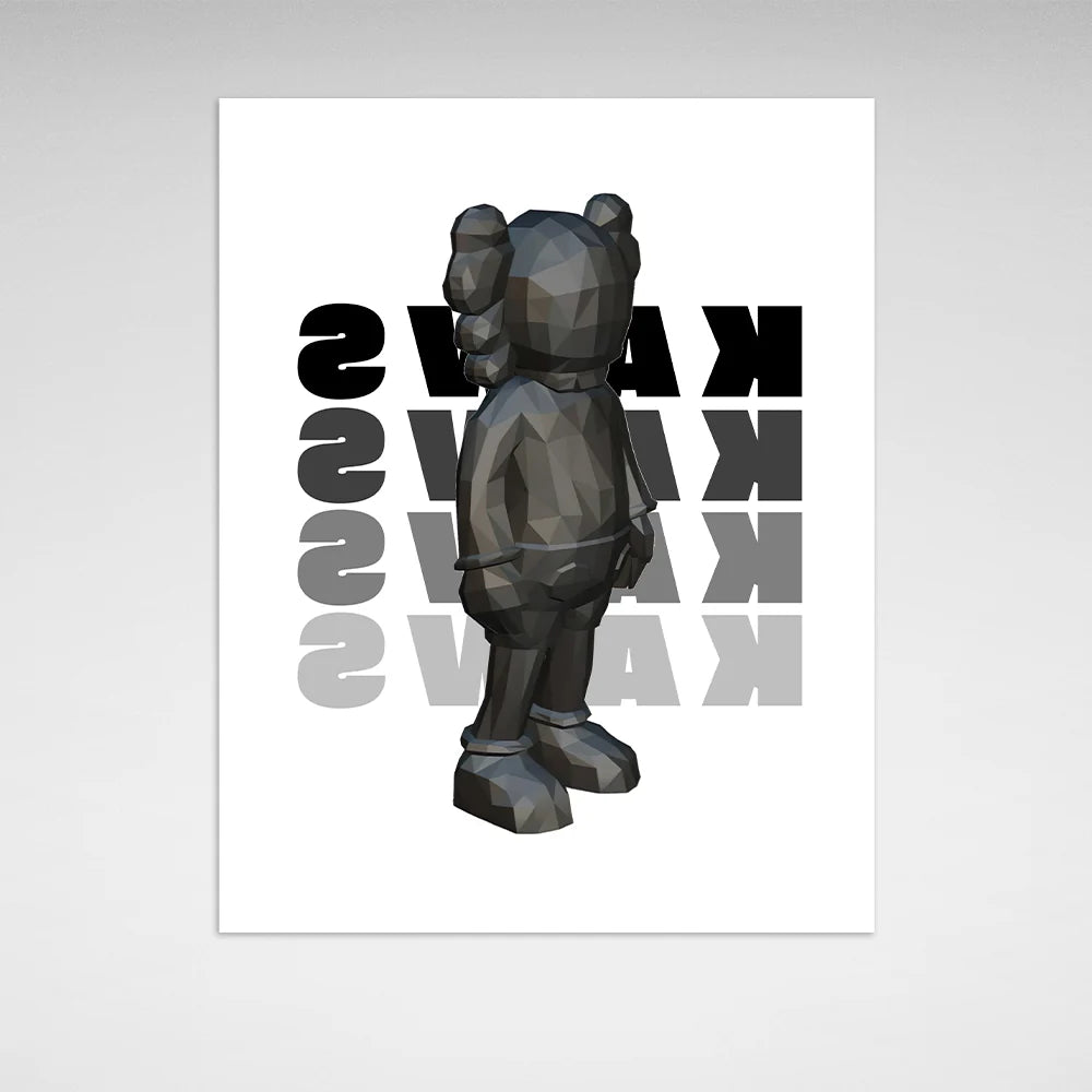 Geometric KAWS CANVAS Wall Art