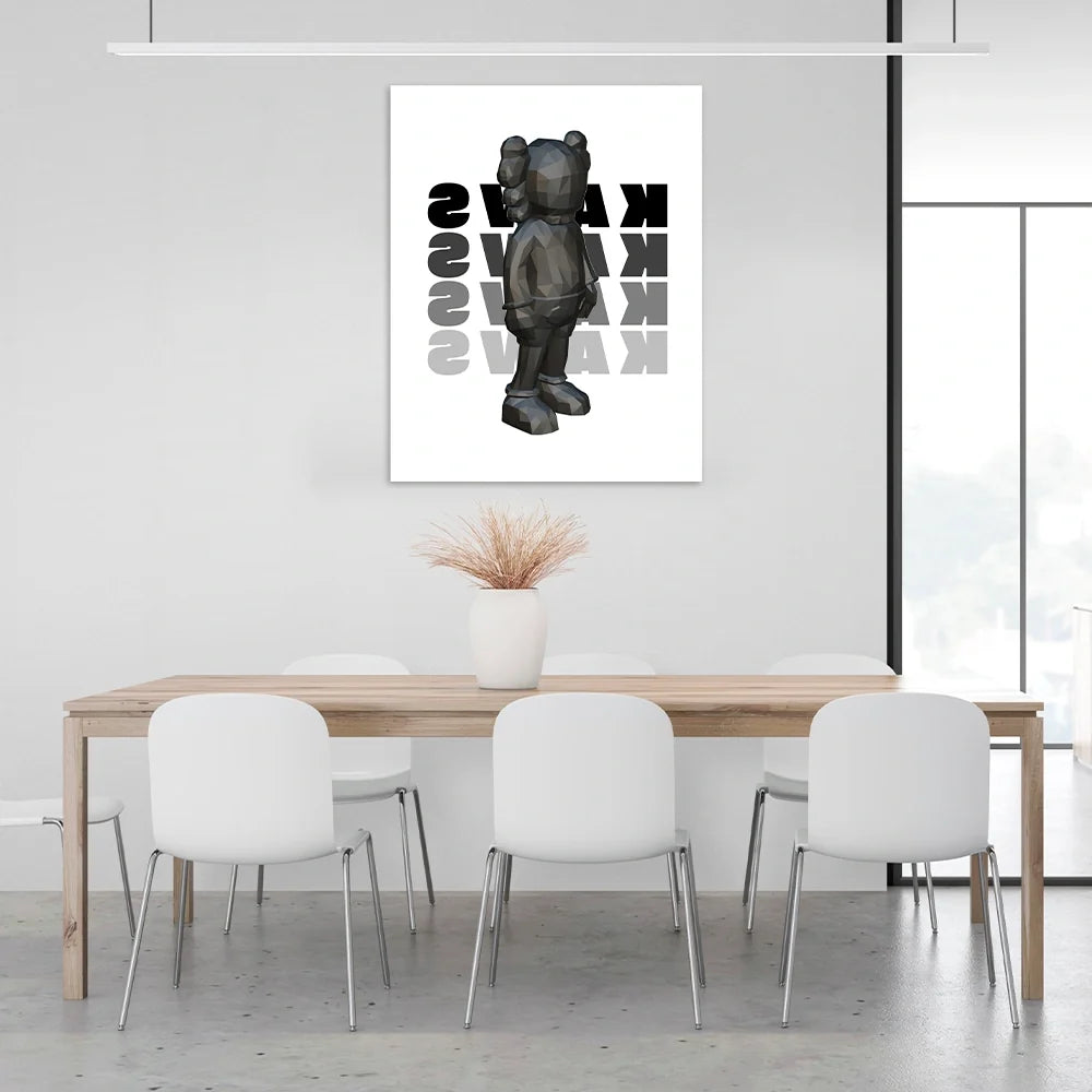 Geometric KAWS CANVAS Wall Art