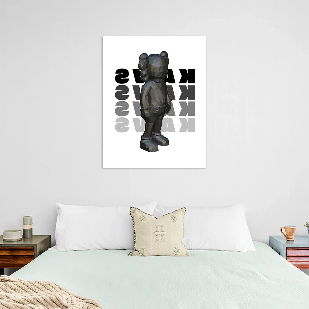 Geometric KAWS CANVAS Wall Art