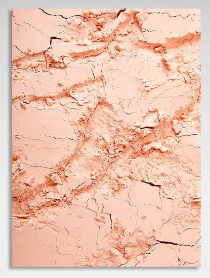 Gently beige face powder Canvas Wall Art Print