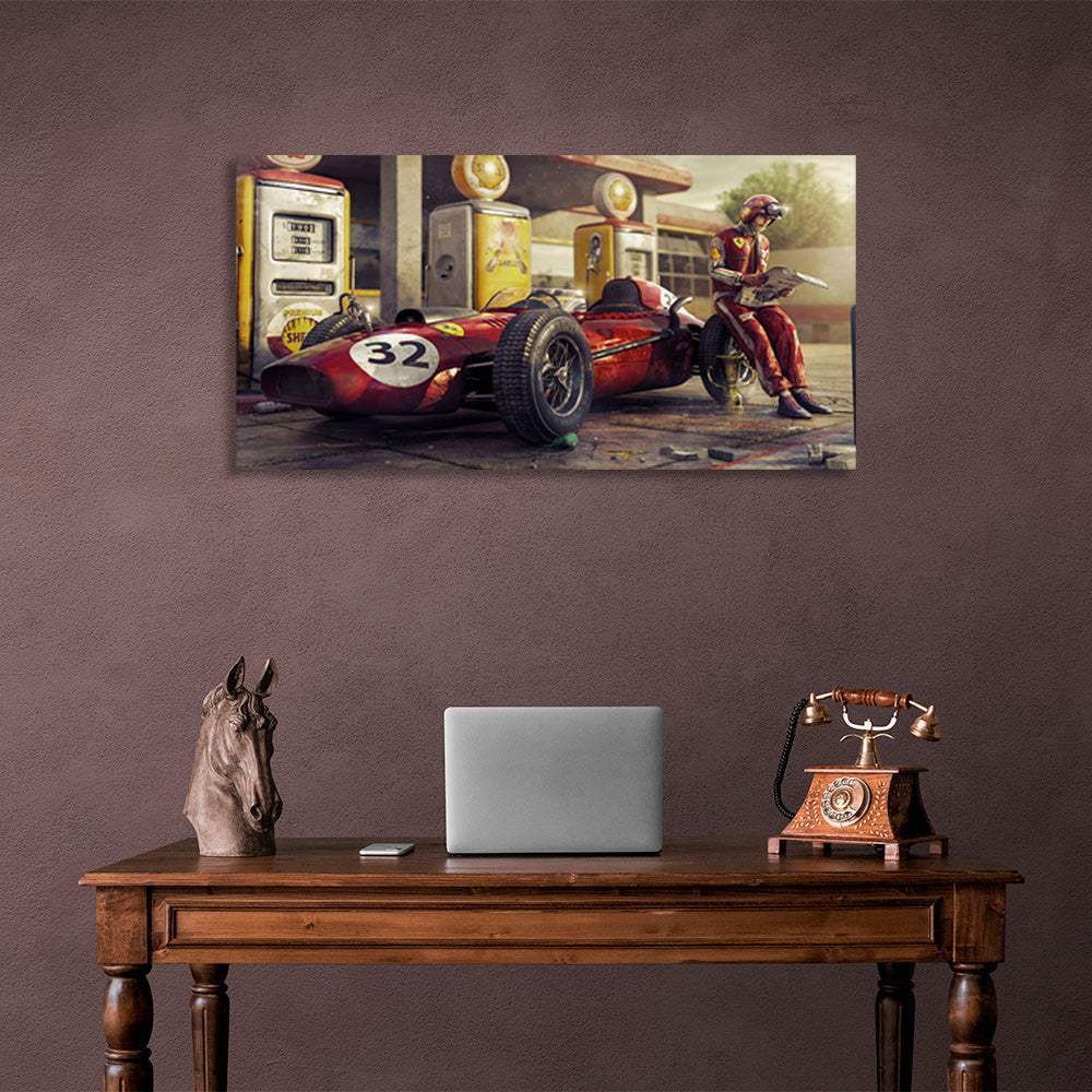 Formula 1 Motodrome  Canvas Wall Art Print